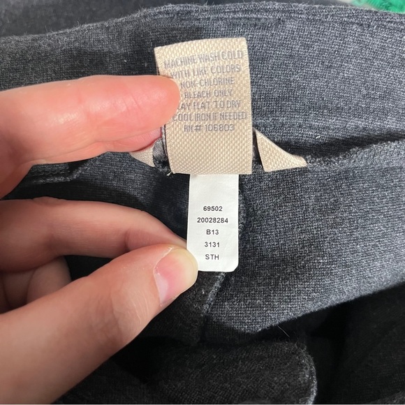 Duluth Trading Co Knit Skort Cargo Pocket Casual Summer Dark Gray Women's 12 - Picture 8 of 8